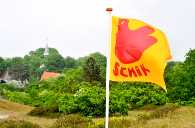 Vlag van het evenement SchiK in Kunst